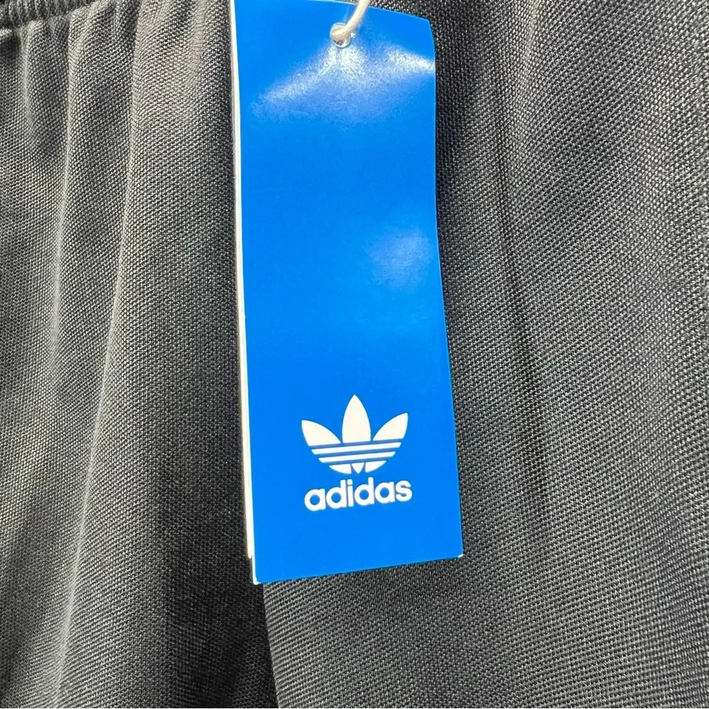 Adidas Men's‎ Black Joggers with White Stripes Small